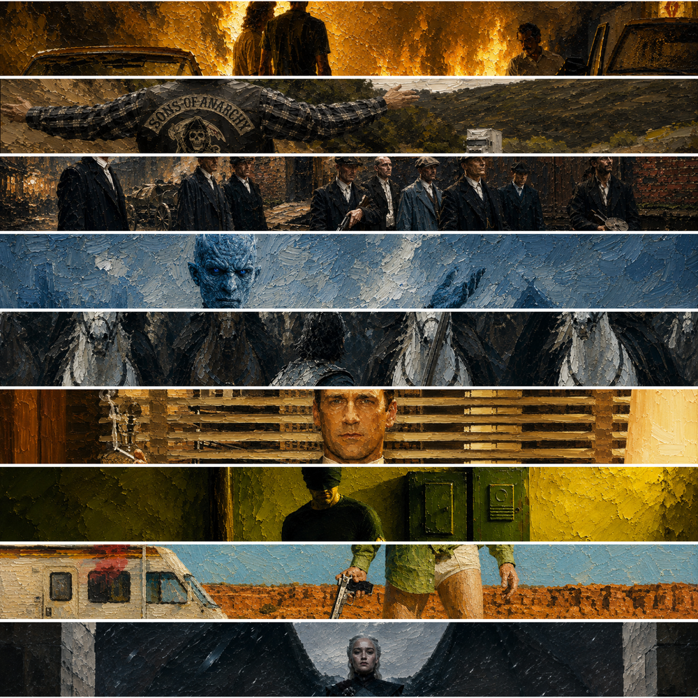 Iconic TV Show Collection — Desktop & Mobile Wallpaper Collection